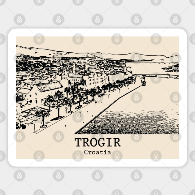 Trogir - Croatia Magnet by Lakeric